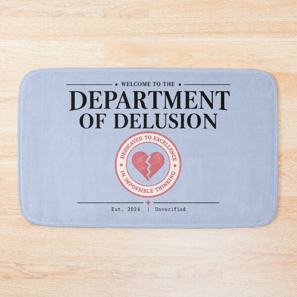 Item preview, Department of Delusion Deadpan Art designed and sold by littlepiptales.