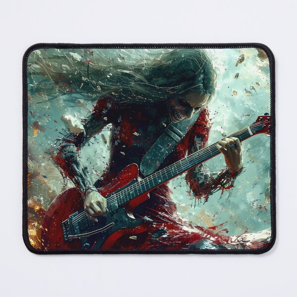 Item preview, Ghostly Guitar Player Surrealistic Science Fiction Art designed and sold by DEC02.