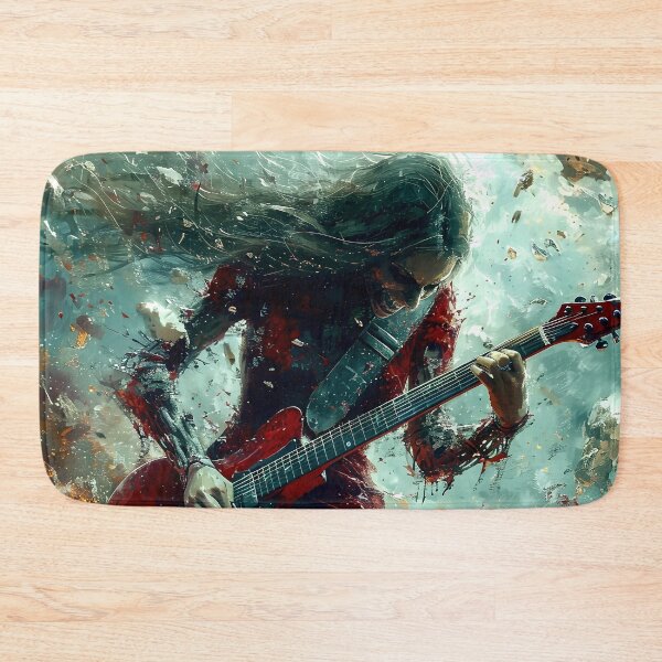 Item preview, Ghostly Guitar Player Surrealistic Science Fiction Art designed and sold by DEC02.