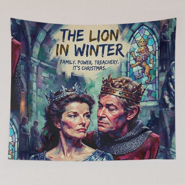 Item preview, The Lion in Winter Fine Art Tribute designed and sold by Art's Diner.