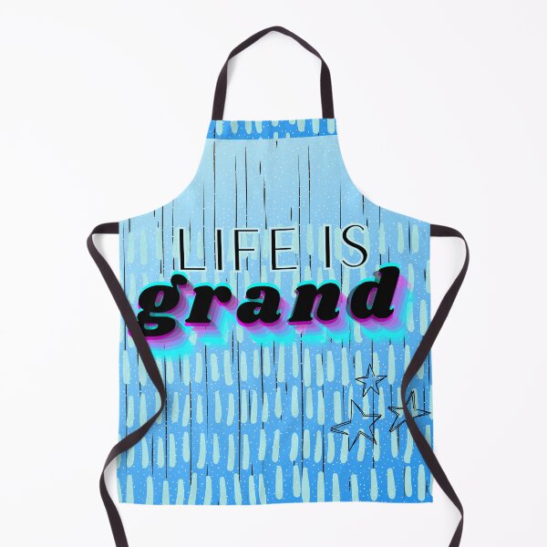 Item preview, Life Is Grand – Positive Affirmation Colorful Typography designed and sold by Khadique.