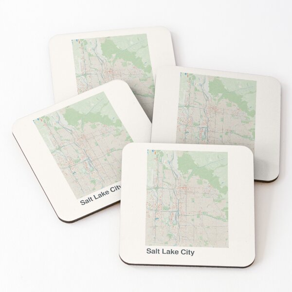 Item preview, Salt Lake City Minimalistic Map Art designed and sold by MapsNerd.