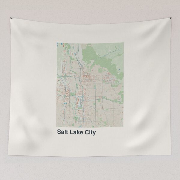 Item preview, Salt Lake City Minimalistic Map Art designed and sold by MapsNerd.
