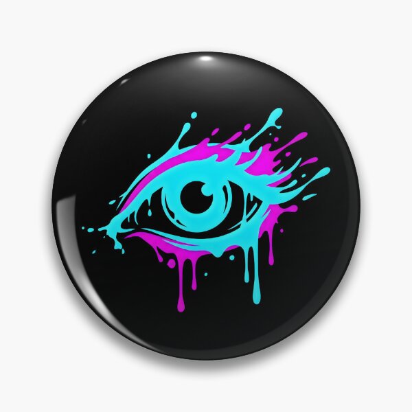Item preview, Melting Neon Eye Vision Aesthetic designed and sold by MarCinu Art.