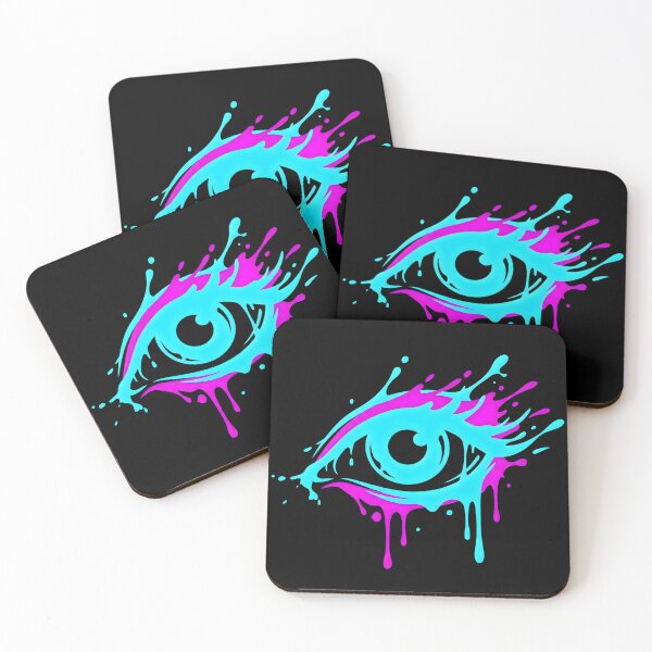 Item preview, Melting Neon Eye Vision Aesthetic designed and sold by MarCinu Art.
