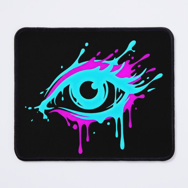 Item preview, Melting Neon Eye Vision Aesthetic designed and sold by MarCinu Art.