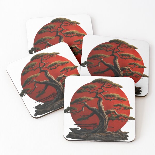 Item preview, Bonsai Tree Sunset designed and sold by IMOBILYARI VibeCore.