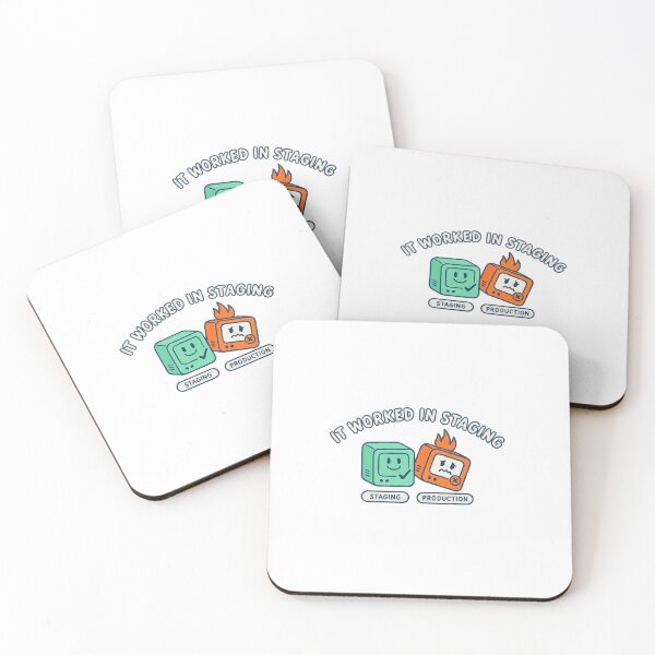 Item preview, It Worked In Staging Devops Server Fire Joke designed and sold by ironsloth.