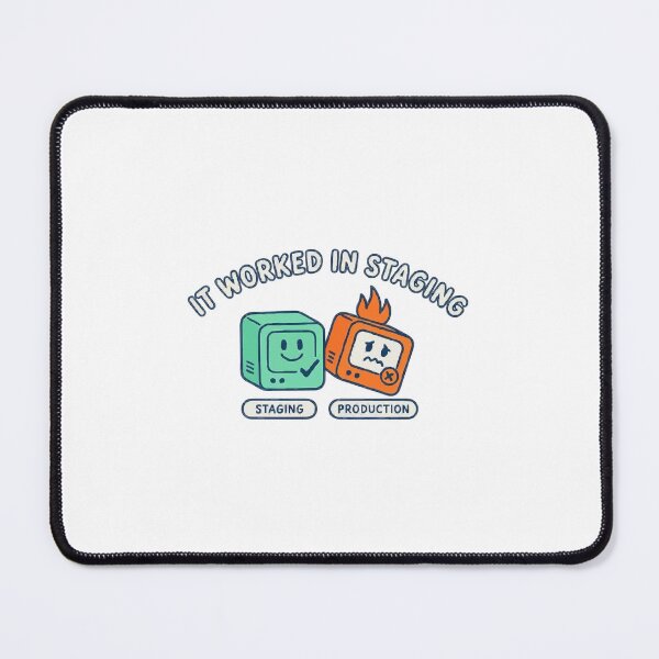 Item preview, Funcionó en el servidor de pruebas de DevOps (broma sobre el fuego) designed and sold by ironsloth.