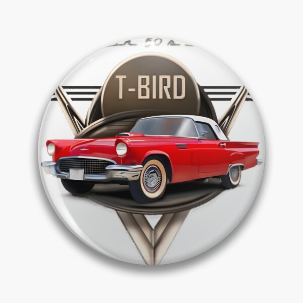 Item preview, Vintage Thunderbird Bird Automotive Art Retro Classic American Muscle Car Silhouette Design | ⭐⭐⭐⭐⭐ designed and sold by LeKOBAK.