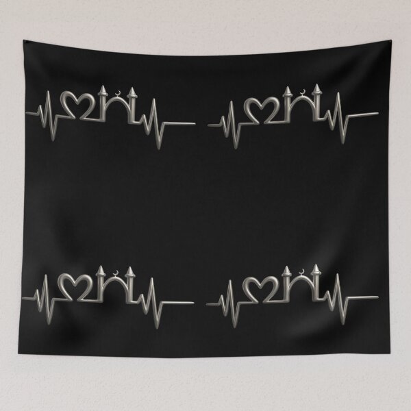 Item preview, Mosque Heartbeat Pulse (V.2) - Islamic Architecture Faith 3D EKG Design designed and sold by D-Islamic.