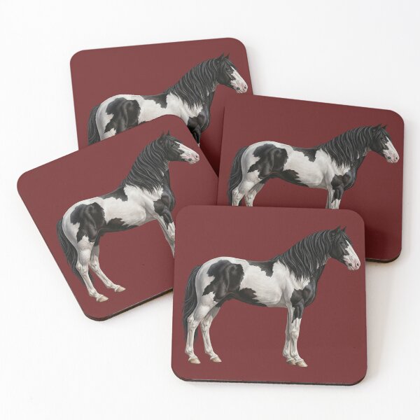 Item preview, A realistic illustration of the Abaco horse designed and sold by Cheval-de-coeur.