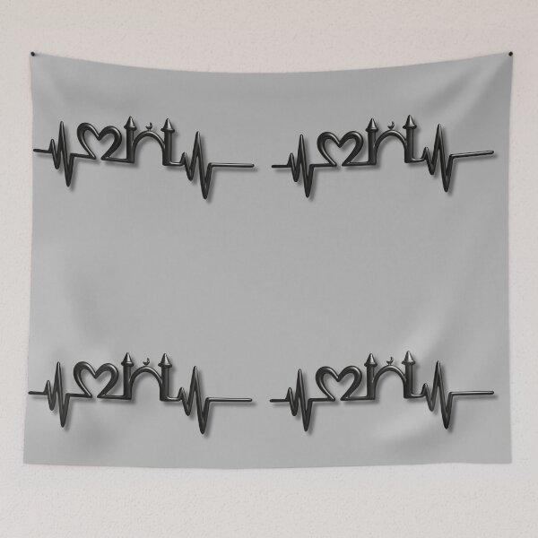 Item preview, Mosque Heartbeat Pulse (V.3) - Islamic Architecture Faith 3D EKG Design designed and sold by D-Islamic.