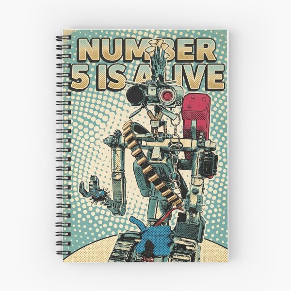 Item preview, Number 5 Is Alive Short Circuit Retro 80s Vintage Pop Art designed and sold by Thogan0416.