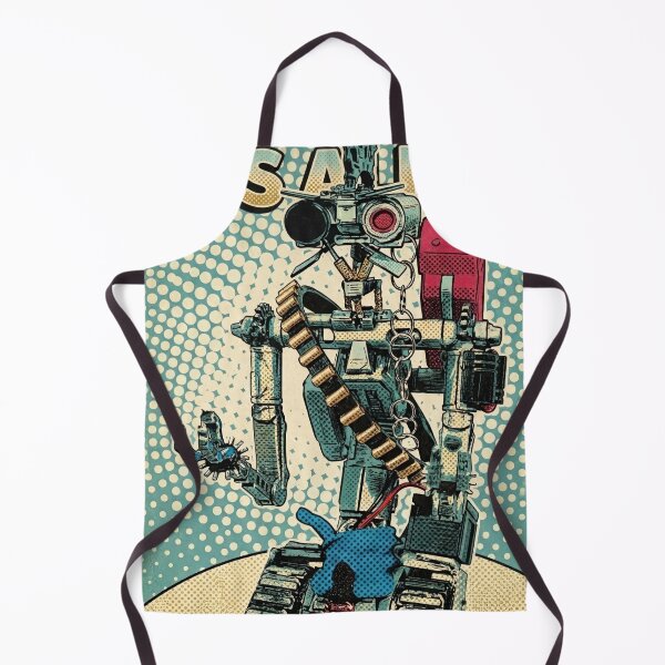 Item preview, Number 5 Is Alive Short Circuit Retro 80s Vintage Pop Art designed and sold by Thogan0416.