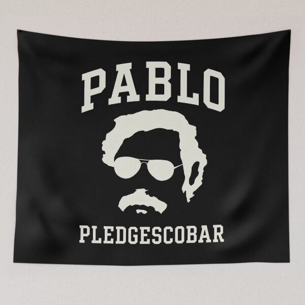 Item preview, Pablo Pledgescobar Silhouette Portrait designed and sold by aleggsaurus.