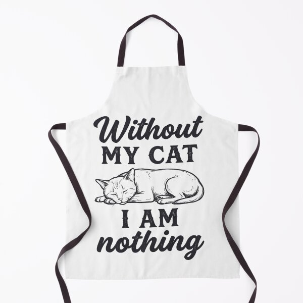 Item preview, Without My Cat I Am Nothing Cat Lover Design Premium T-Shirt designed and sold by omar ousalah.
