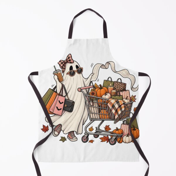 Item preview, Spooky Season Shopping Ghost designed and sold by Halloween Ghost Studio.