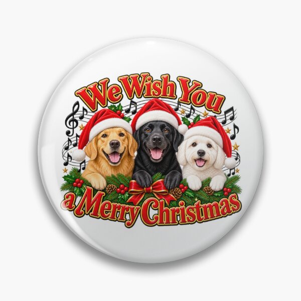 Item preview, We Wish You a Merry Christmas – Singing Dogs designed and sold by LnsCreations.