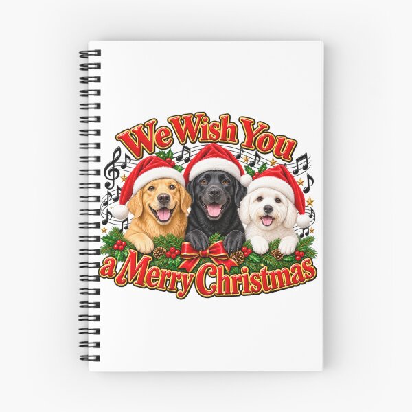 Item preview, We Wish You a Merry Christmas – Singing Dogs designed and sold by LnsCreations.