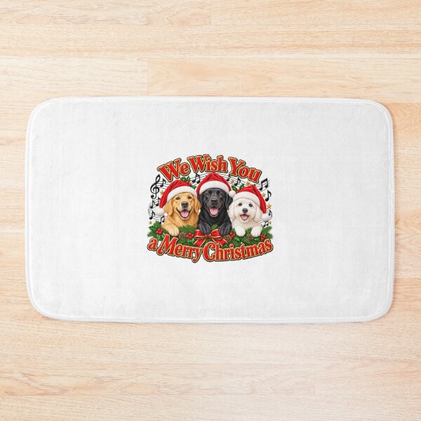 Item preview, We Wish You a Merry Christmas – Singing Dogs designed and sold by LnsCreations.