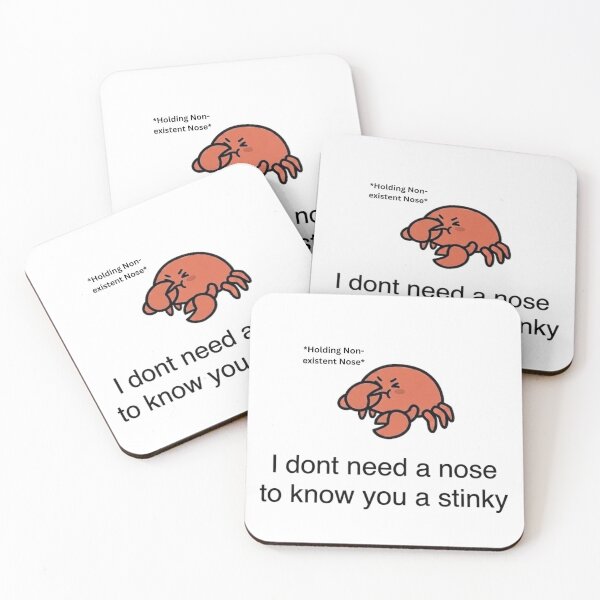 Item preview, Meme gracioso de cangrejo apestoso (Sr. Pinchy) designed and sold by Cozy Moss Studio.