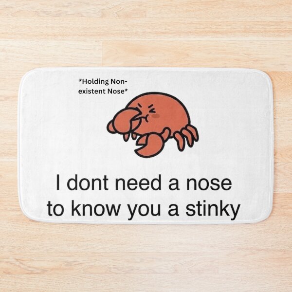Item preview, Funny Crab You A Stinky Meme (Mr Pinchy) designed and sold by Cozy Moss Studio.