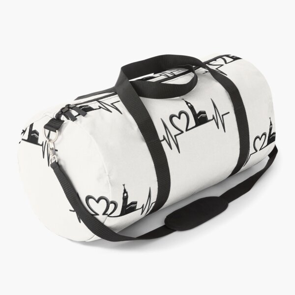 Item preview, Makkah Heartbeat – Islamic ECG Line with Kaaba Design designed and sold by D-Islamic.
