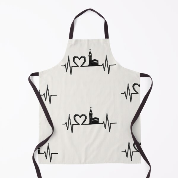 Item preview, Makkah Heartbeat – Islamic ECG Line with Kaaba Design designed and sold by D-Islamic.