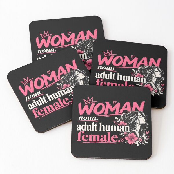 Item preview, Woman Noun Adult Human Female Floral Typography designed and sold by MR-HOOBY.