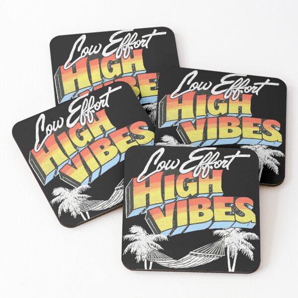 Item preview, Low Effort High Vibes designed and sold by GrooveAndGlow.