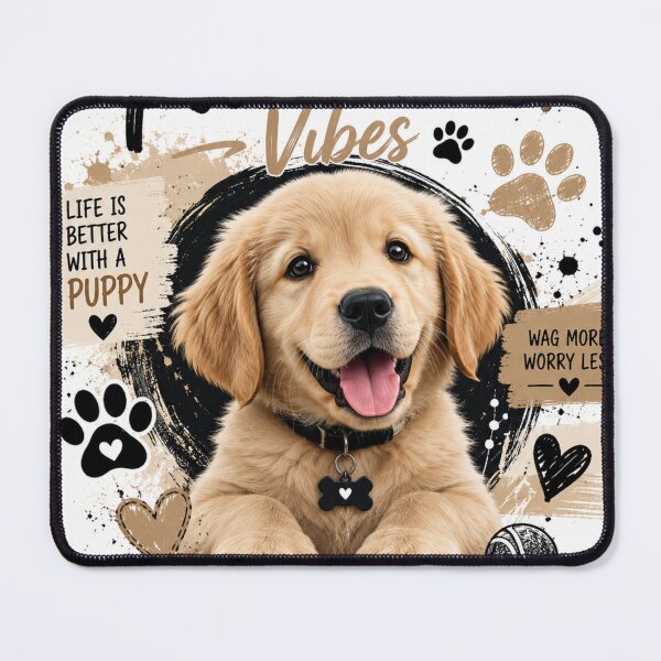 Item preview, Pawsitive puppy vibes  designed and sold by urbanshop7.