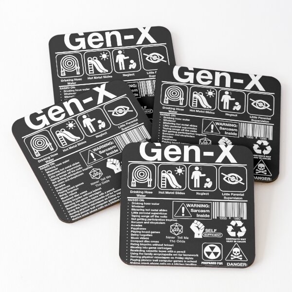 Item preview, Copy of Funny Iconic Gen X The Real FAFO Generation White designed and sold by MathWare MathClips.
