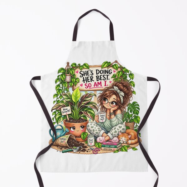 Item preview, She’s Doing Her Best So Am I – Funny Plant Mom designed and sold by CottageGardenCo.