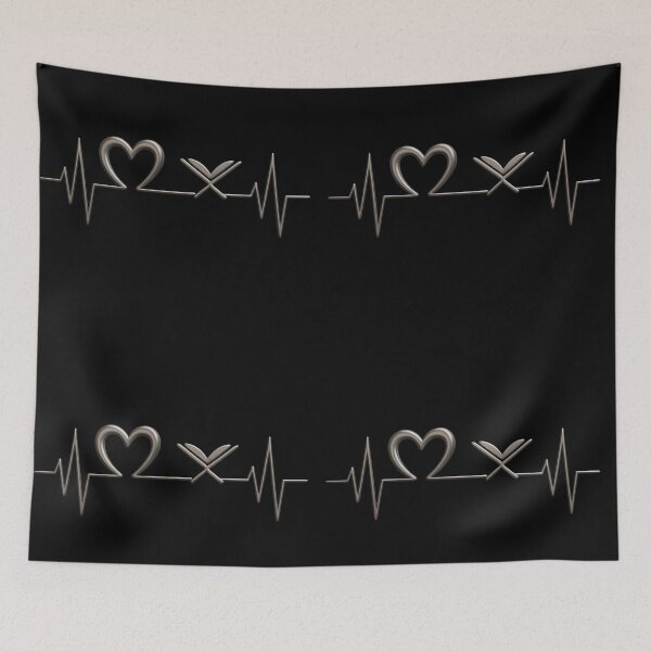 Item preview, Heart of Faith Quran Pulse (V.2) - Islamic Love EKG Heartbeat 3D Design designed and sold by D-Islamic.
