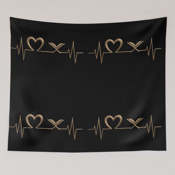 Item preview, Heart of Faith Quran Pulse (V.3) - Islamic Love EKG Heartbeat 3D Design designed and sold by D-Islamic.