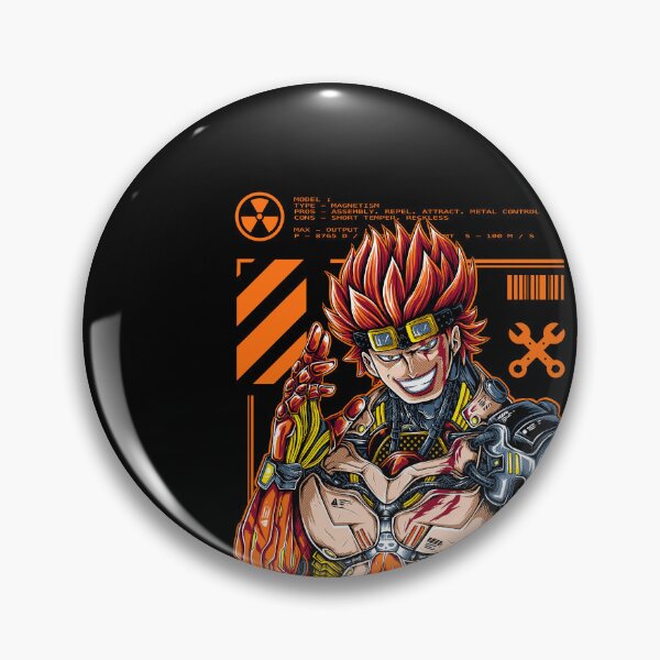 Item preview, Eustass Kid Warning designed and sold by Petal-Path.