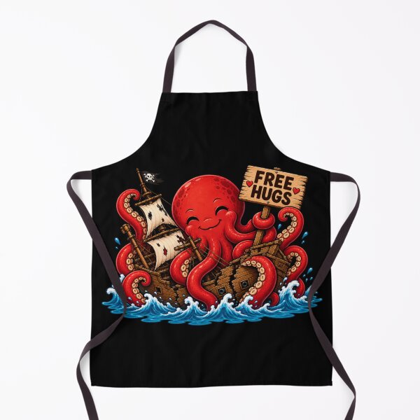 Item preview, Kraken de Abrazos Gratis – Monstruo Marino de D&D y Humor Pirata designed and sold by NobleTeesLLC.