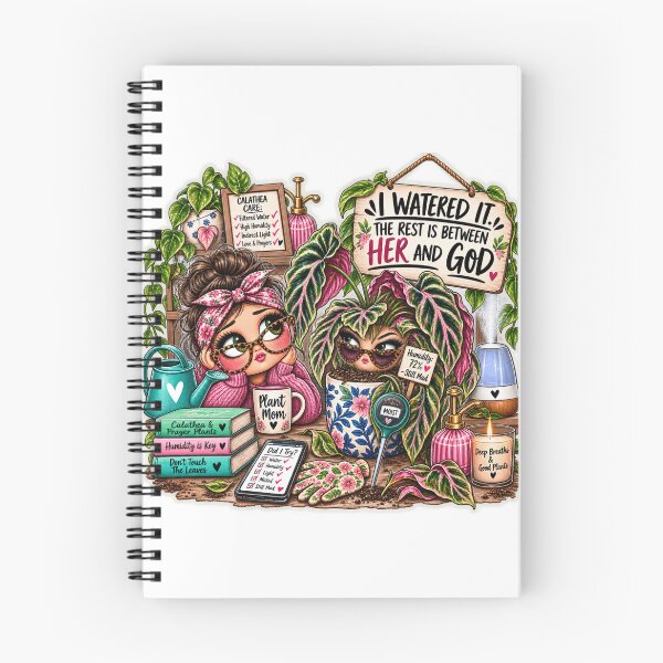 Item preview, I Watered It The Rest Is Between Her and God – Funny Calathea Plant Mom designed and sold by CottageGardenCo.