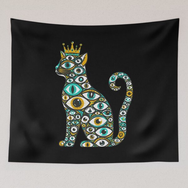 Item preview, Crowned Cat Eyes Royalty designed and sold by asyrum.