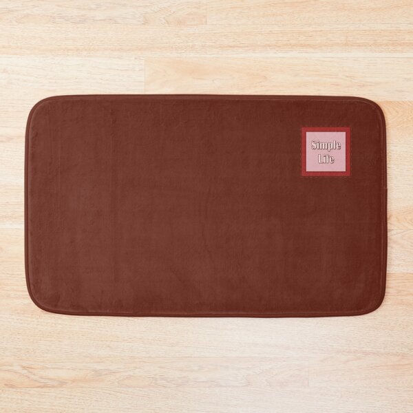 Item preview, The inscription "Simple life" in simulated textile frames of red color shades designed and sold by Cherevan.