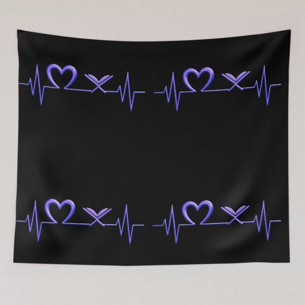 Item preview, Heart of Faith Quran Pulse (V.6) - Islamic Love EKG Heartbeat 3D Design designed and sold by D-Islamic.