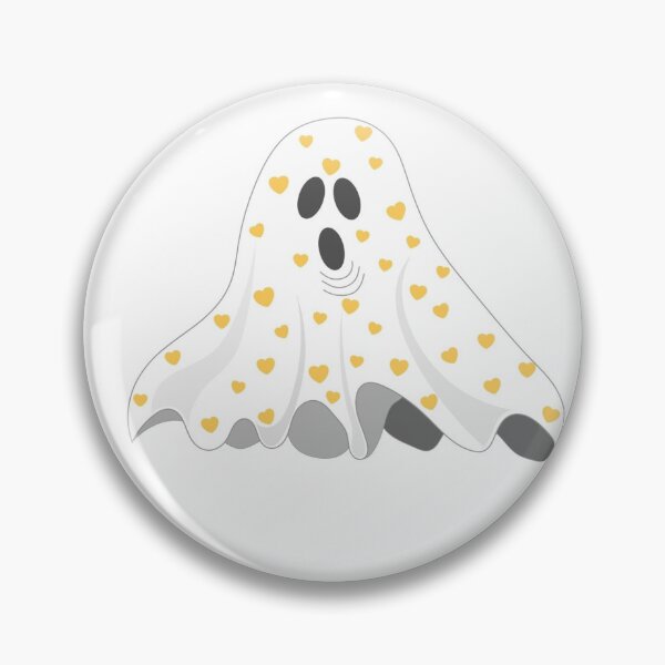 Item preview, Ghost with yellow heart designed and sold by calipso82.
