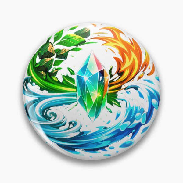 Item preview, Nature’s Core – Elemental Crystal Energy Circle designed and sold by GabeMountainArt.