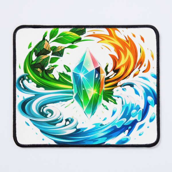 Item preview, Nature’s Core – Elemental Crystal Energy Circle designed and sold by GabeMountainArt.