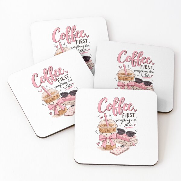 Item preview, Coffee first designed and sold by ThePinkMomClub.