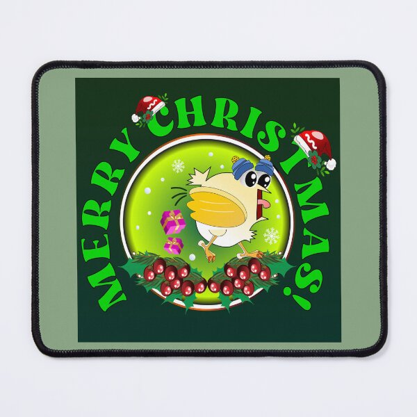 Item preview, Merry Christmas Chicken designed and sold by minimalartstory.