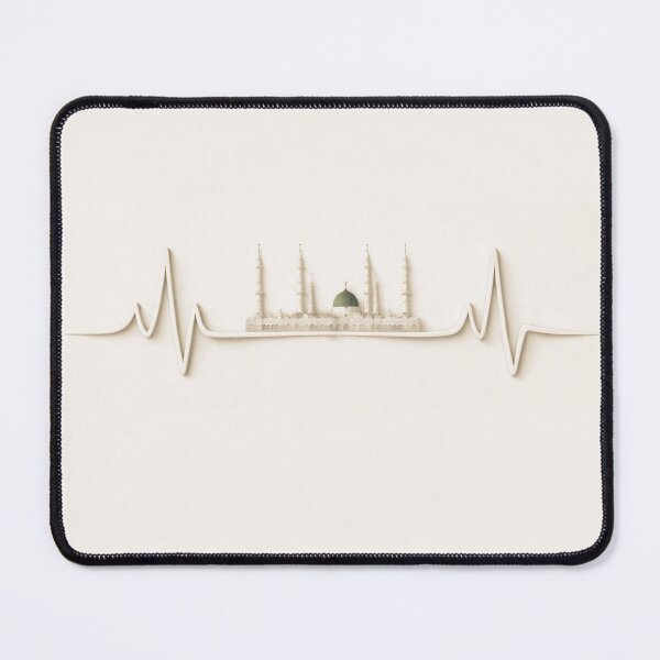 Item preview, Heartbeat of Faith – Masjid Nabawi Minimalist Islamic Line Art designed and sold by D-Islamic.