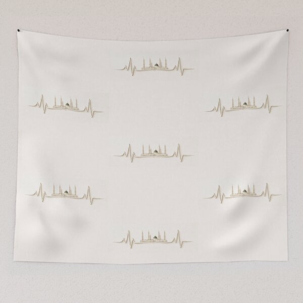 Item preview, Heartbeat of Faith – Masjid Nabawi Minimalist Islamic Line Art designed and sold by D-Islamic.
