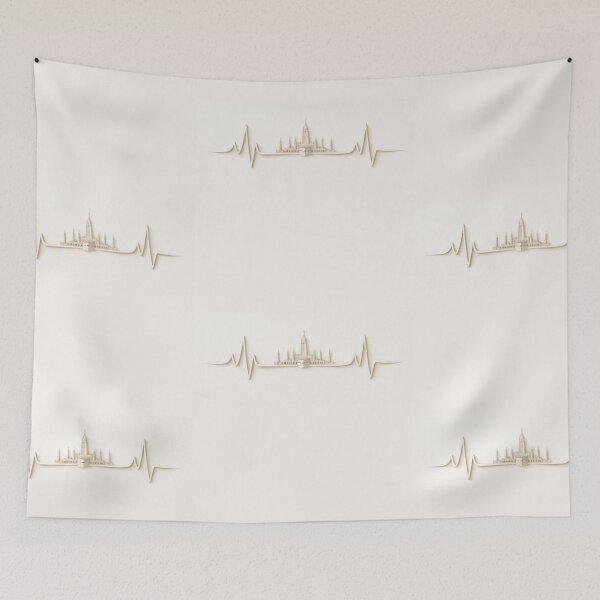 Item preview, Heartbeat of Faith – Makkah & Kaaba Minimalist Islamic Line Art designed and sold by D-Islamic.
